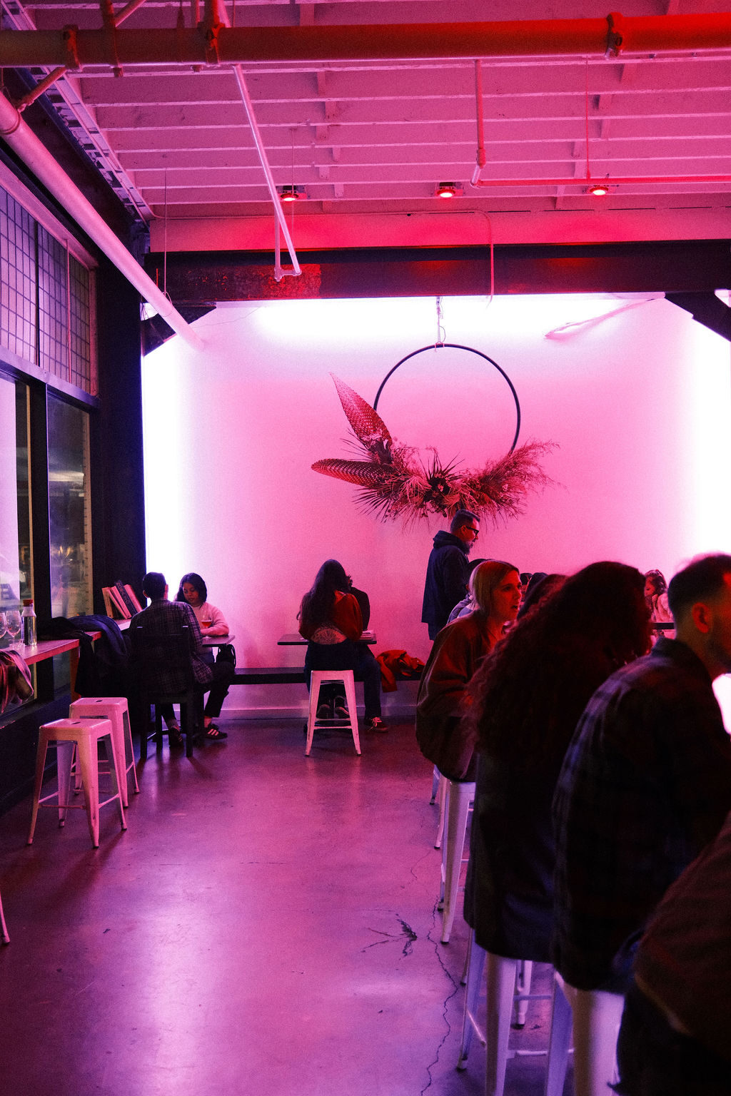 The pink room glow